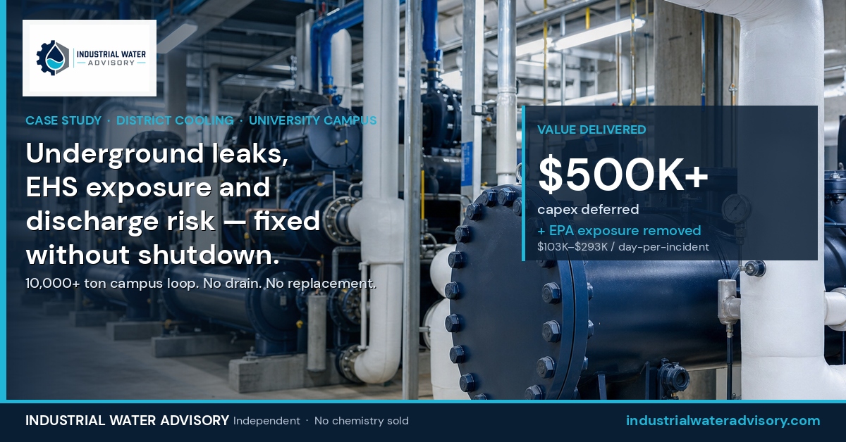 District Cooling — 10,000+ Ton Campus Loop