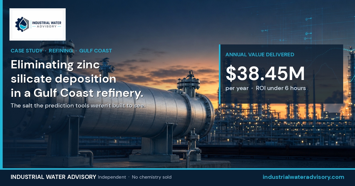 Gulf Coast Refinery — Zinc Silicate Case Study